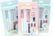 老板牌可填充式盒装墨水囊钢笔套装H104